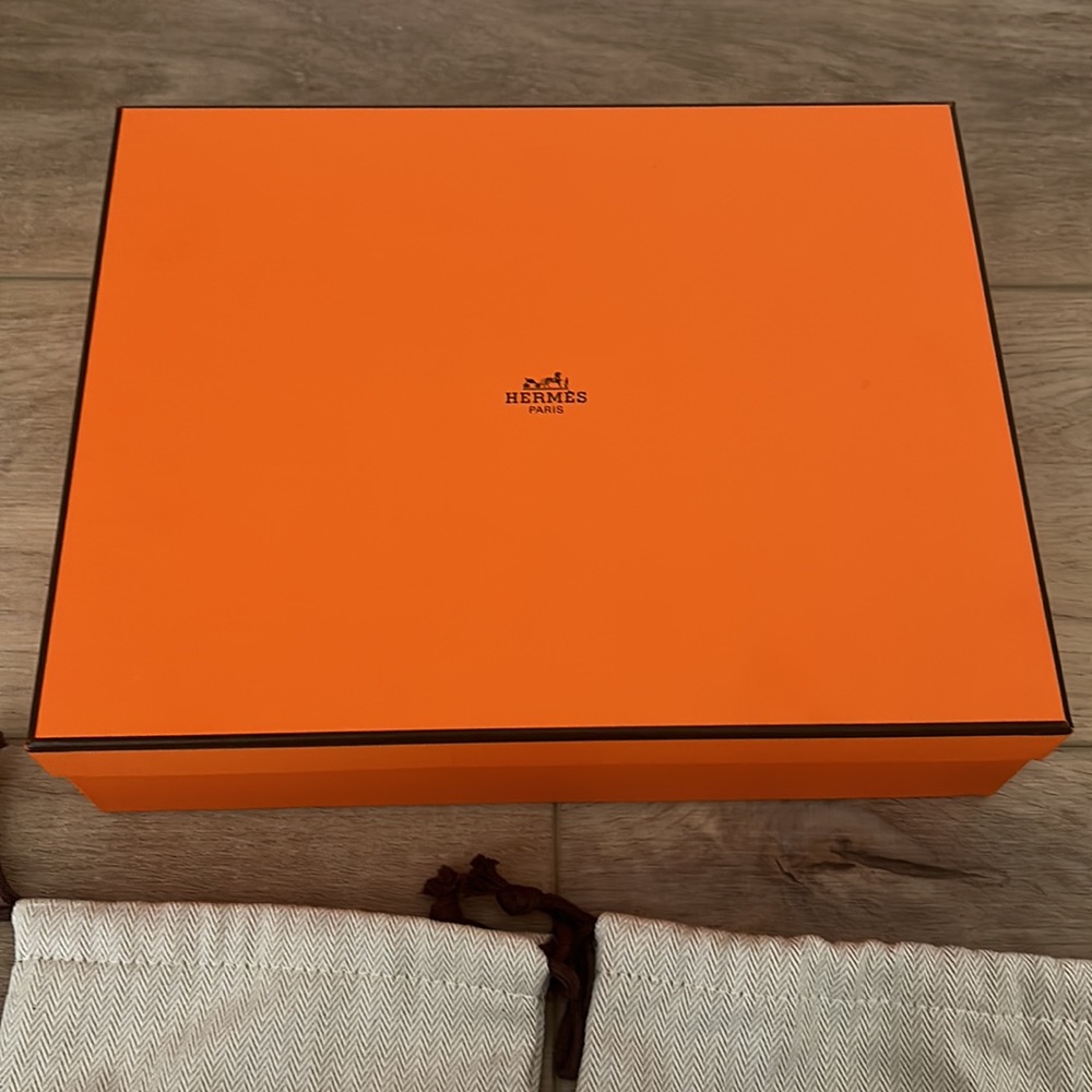 New Hermes Oran Exotic Skin Sandals - Picture 5 of 5